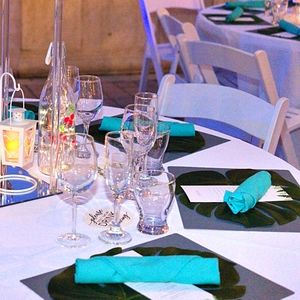 45 Teal Napkins